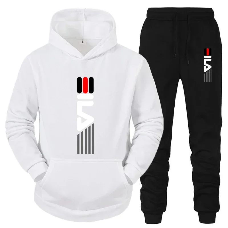 Street Fashion Outfit - Heren trainingspak met capuchon + joggingbroek