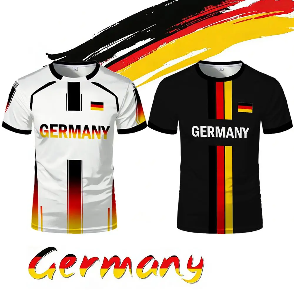 Street Fashion Germany - 2026 Duitsland Vlag Kaart Print Unisex