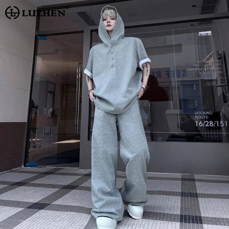 Street Summer Fashion - LUZHEN Originele Tops Mouw 2026 Korte