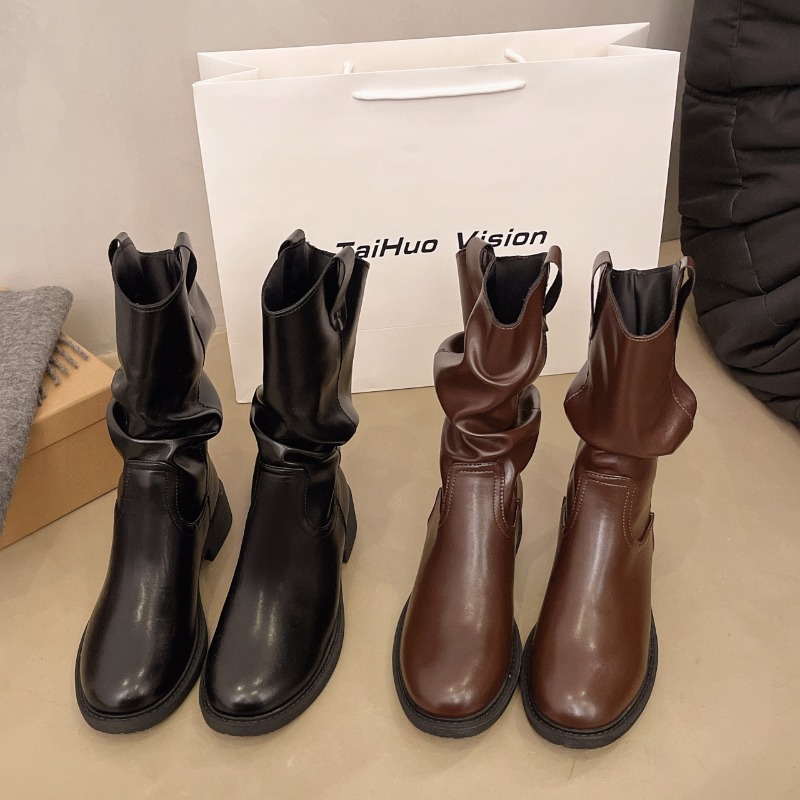 Street Fashion Winter 2025 - Winter nieuwe stijl losse enkellaarsjes met