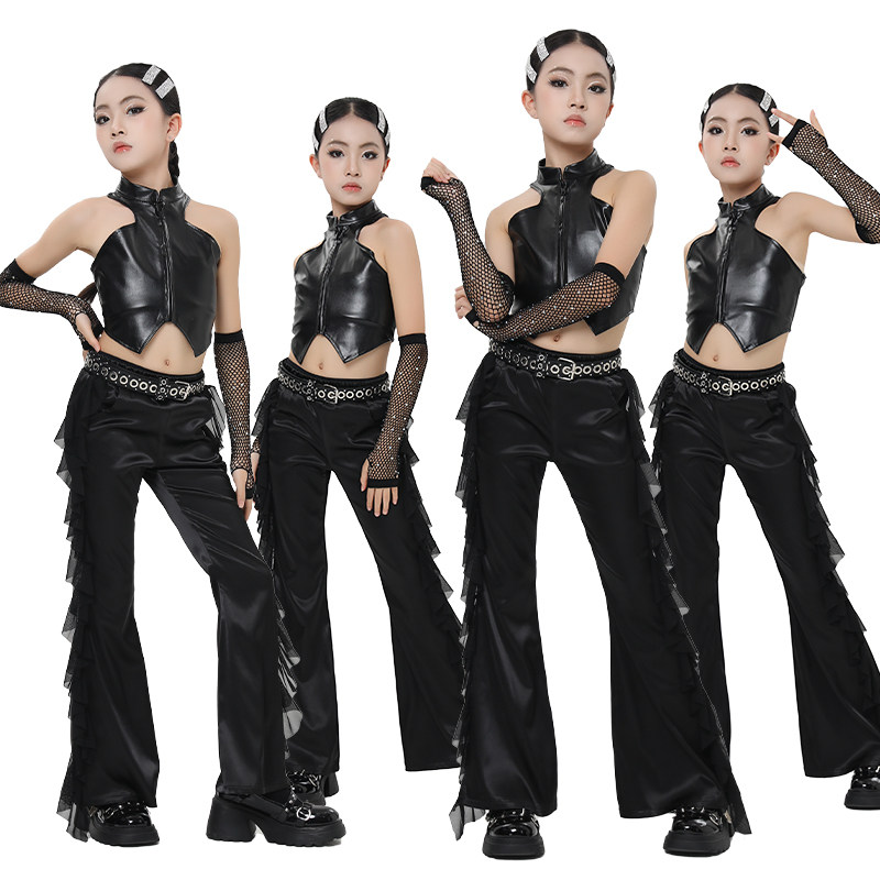 Street Fashion Kpop - Mode Onregelmatige Hangende Hals Top Broek