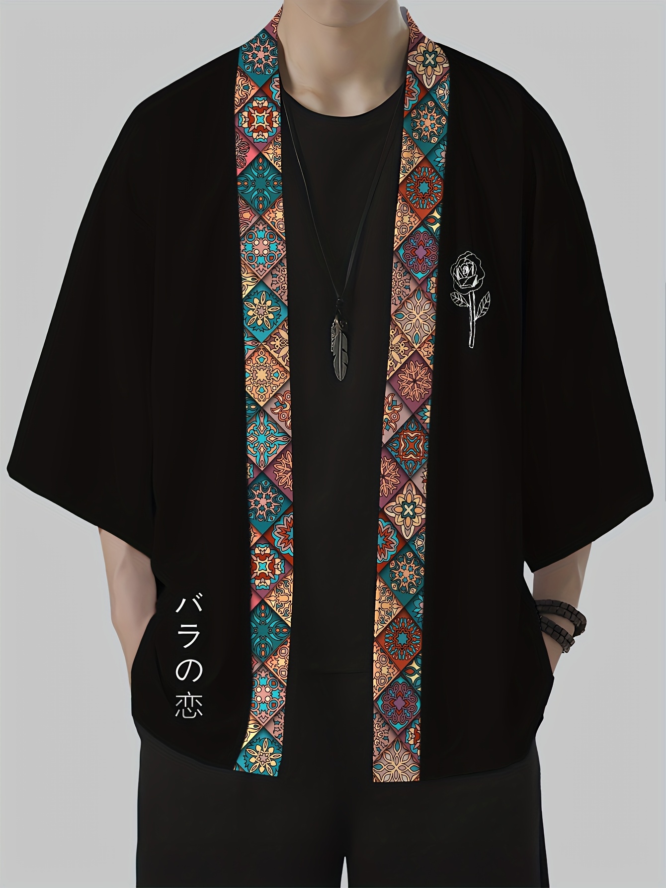 Street Fashion Kimono - 2026 Zomer Heren Kimono 3D Geprint