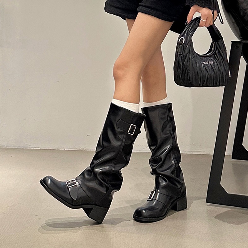 Street Fashion Winter 2025 - 2025 Vrouw Laarzen Knie Hoge Platform