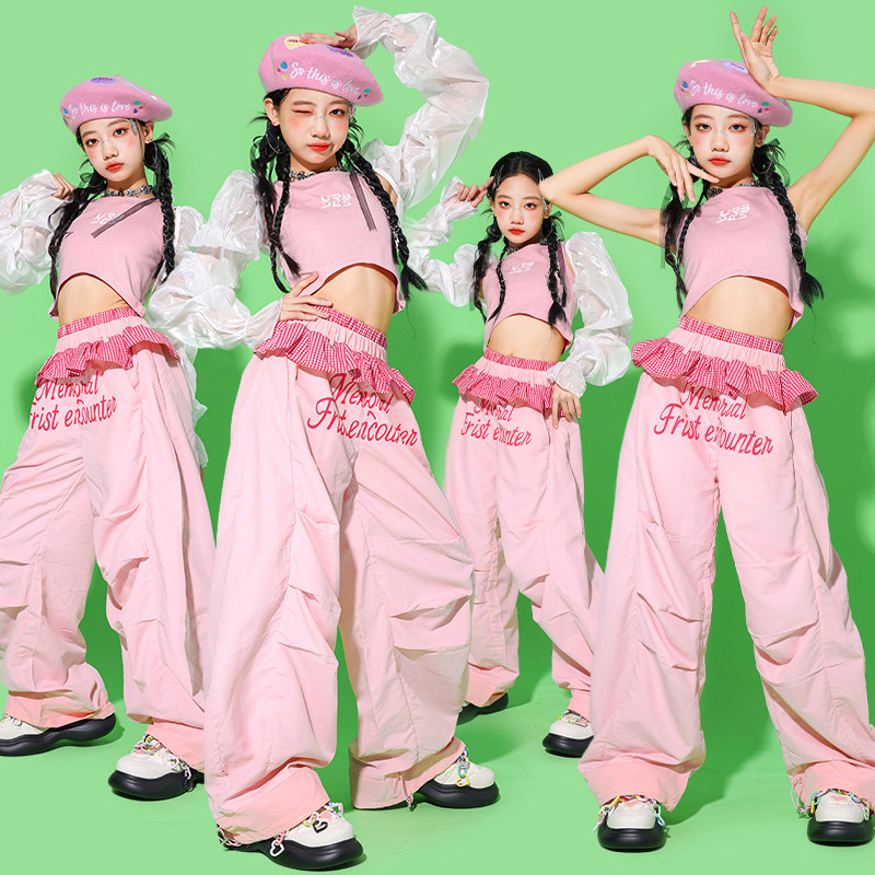 Street Fashion Kpop - Jazzdanskleding voor meisjes Kpop-outfit Hip Hop