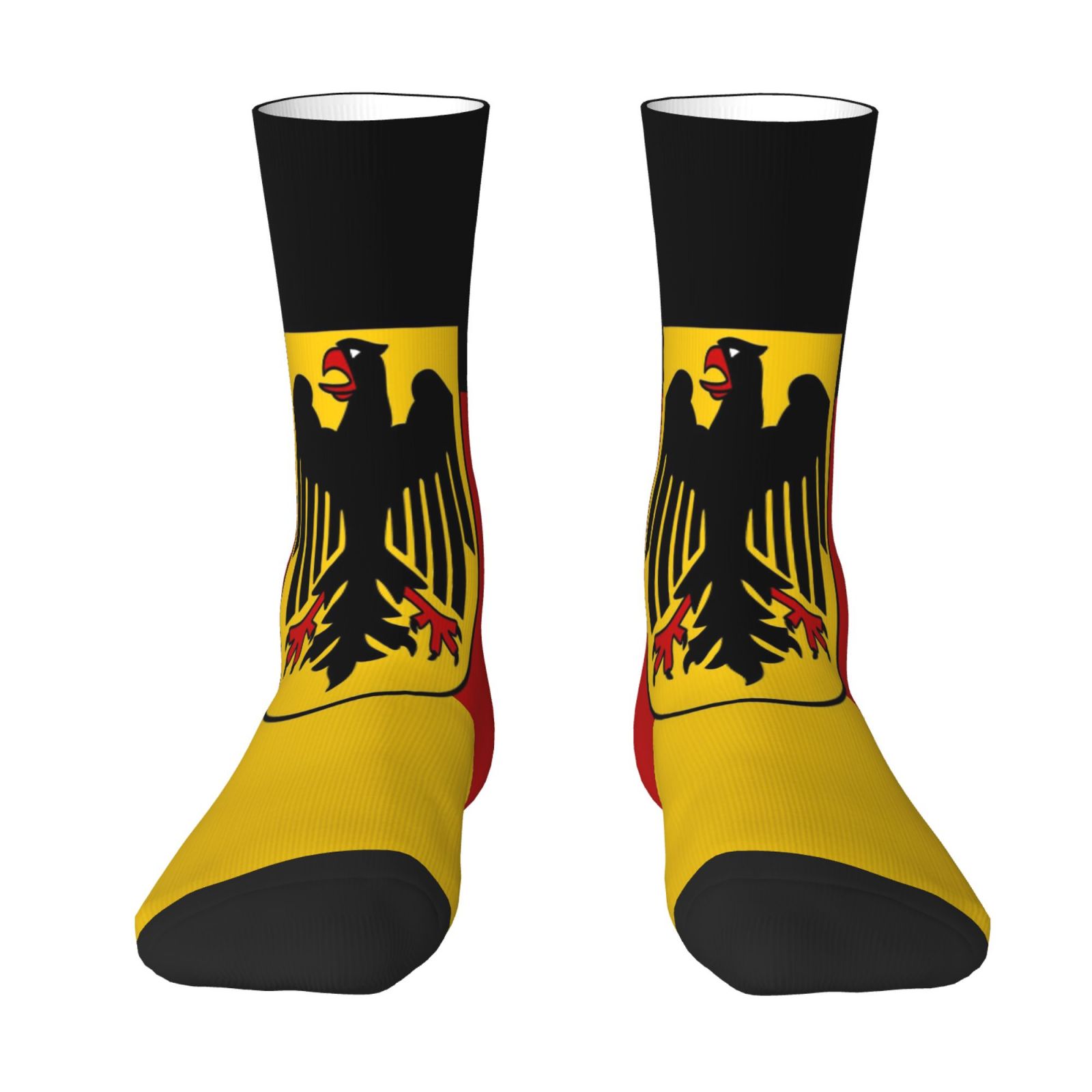 Street Fashion Germany - Vlag van Duitsland Patroon Sokken Retro