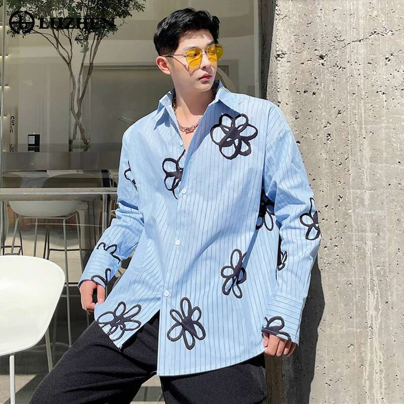 Street Fashion Reviews - Luzhen Trendy Origineel Bedrukt Shirt Met