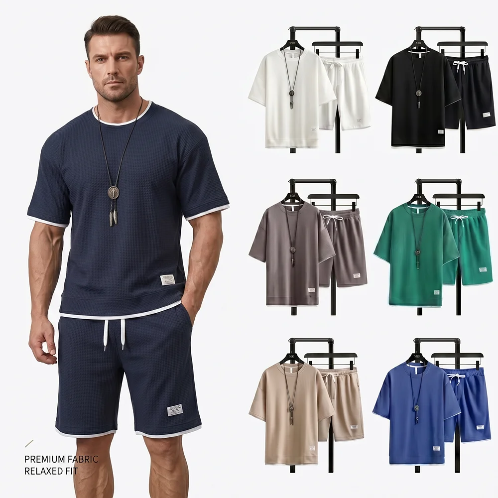 Zomer heren waffle gebreide tr - Street Summer Fashion recensie en prijs