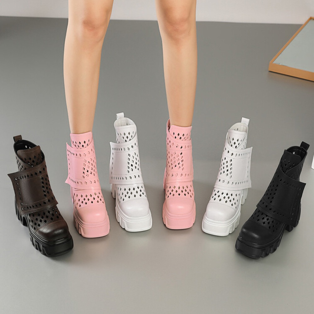 Nieuwe collectie roze platform - Street Fashion Outfit recensie en prijs