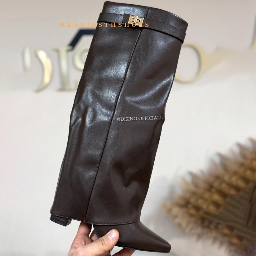 Vrouwen Dikke Hak Knie Hoge La - Street Fashion Winter 2025 recensie en prijs