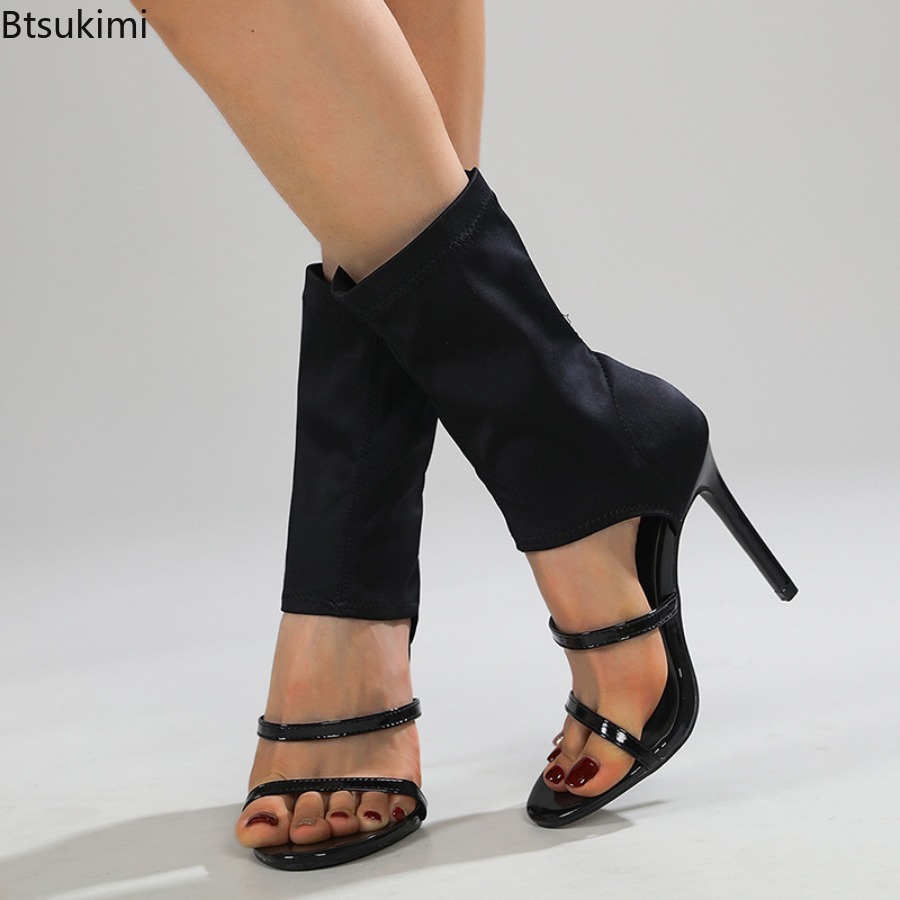 Sexy stretchlaarzen hoge hakke - Street Fashion Outfit recensie en prijs