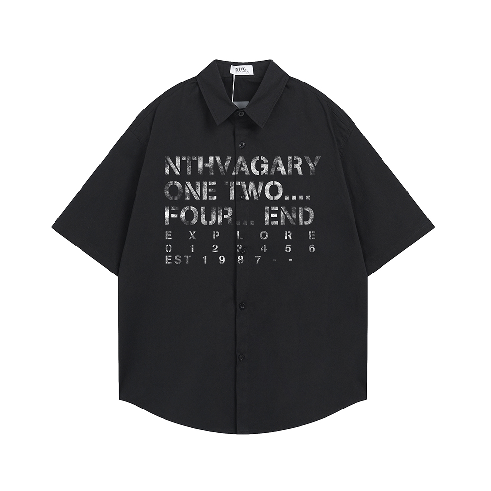 Mode Letterprint Shirt Korte M - Street Fashion Reviews recensie en prijs