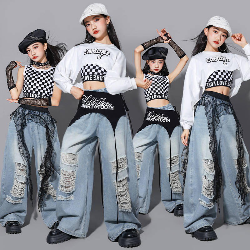 Hiphop meisjesmode K-pop cropp - Street Fashion Kpop recensie en prijs