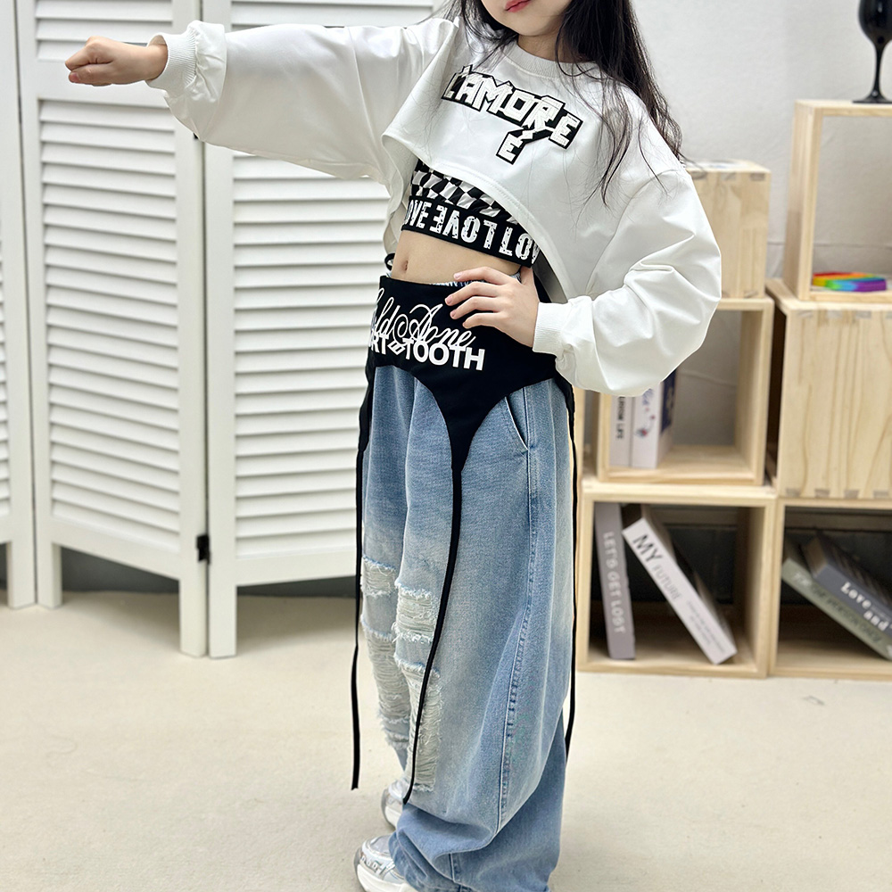 Hiphop meisjesmode K-pop cropp - Street Fashion Kpop recensie en prijs
