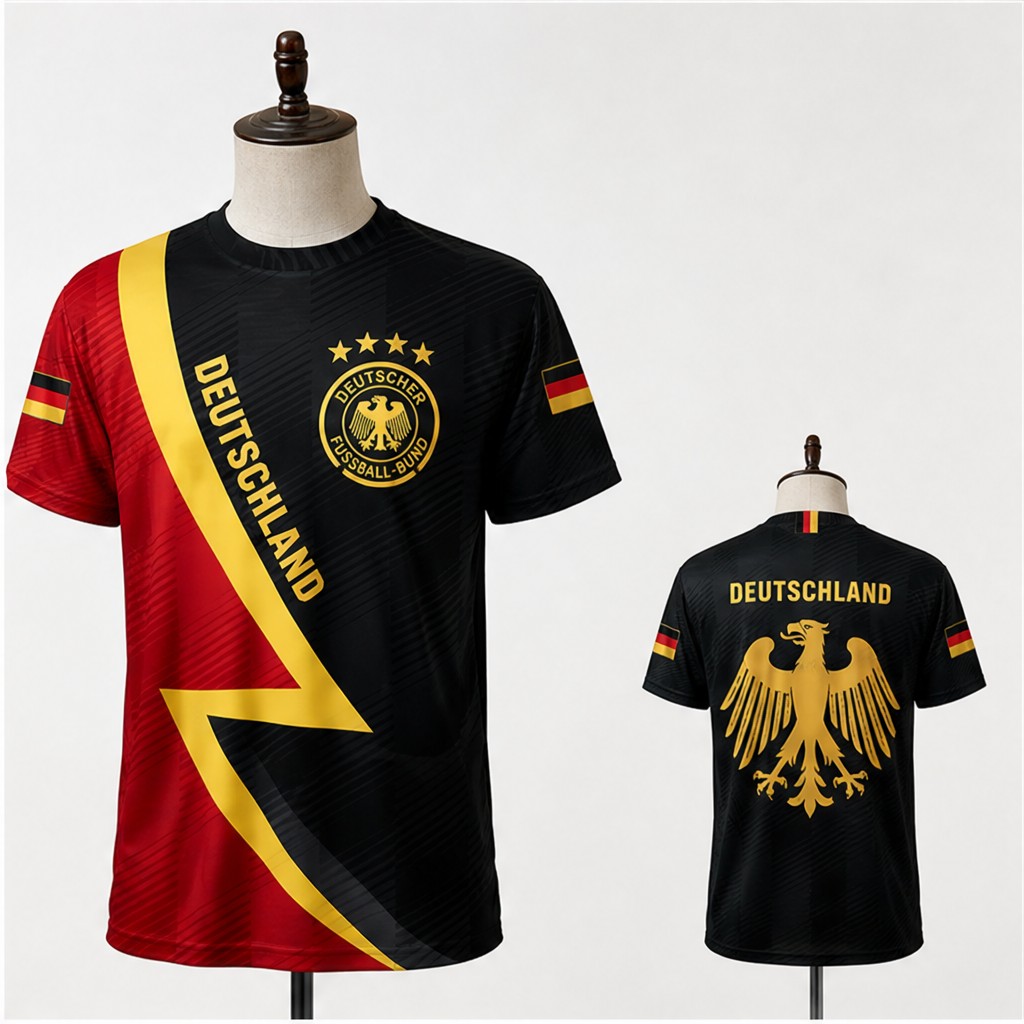 Herenshirt Duitsland Ronde Hal - Street Fashion Germany recensie en prijs