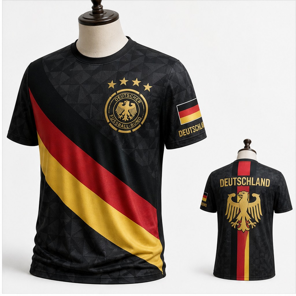 Herenshirt Duitsland Ronde Hal - Street Fashion Germany recensie en prijs