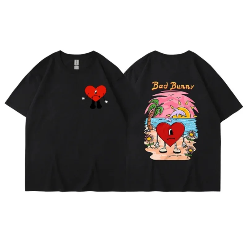 Aziatische maat Bad Bunny T-sh - Street Fashion Asian Men recensie en prijs