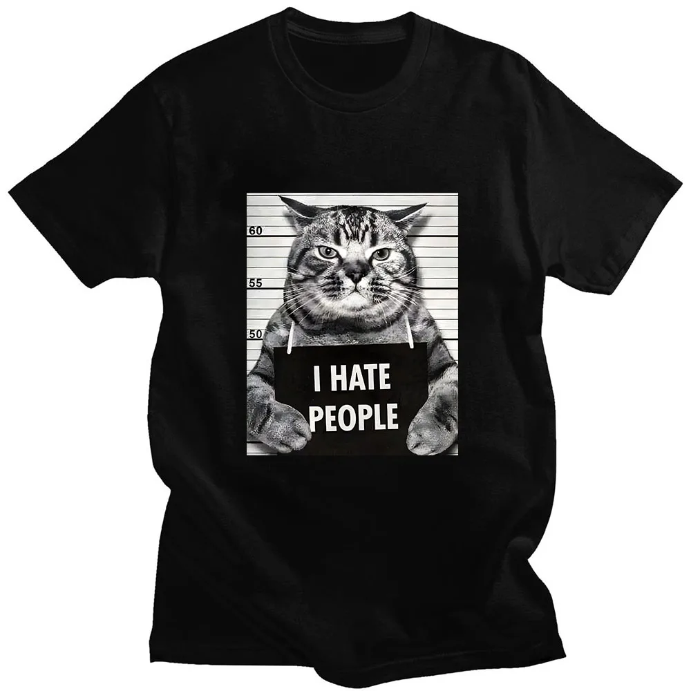 Aziatische maat I Meow Print T - Street Fashion Asian Men recensie en prijs