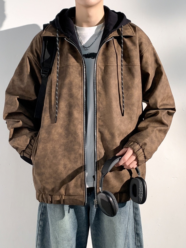 Herenjas Jas Aziatisch Fleece  - Street Fashion Asian Men recensie en prijs