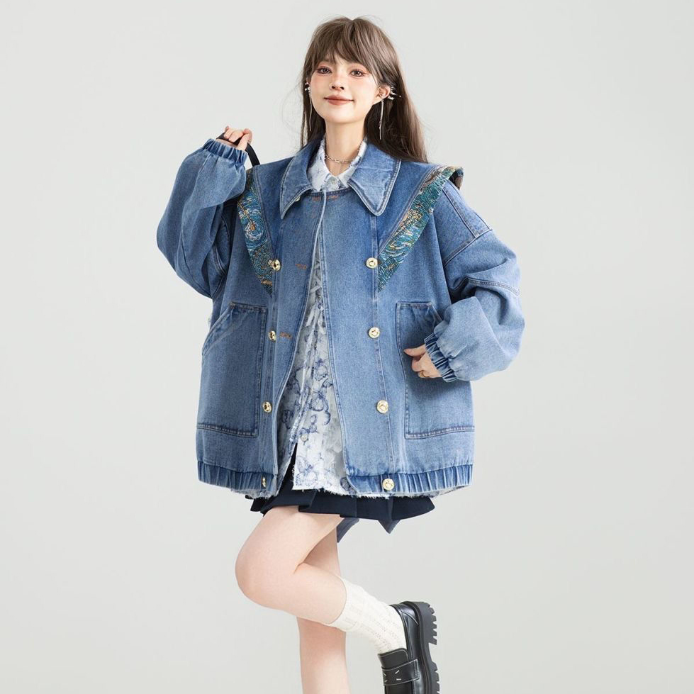 Vintage Denim Jas Uitloper Dam - Street Fashion Winter 2025 recensie en prijs