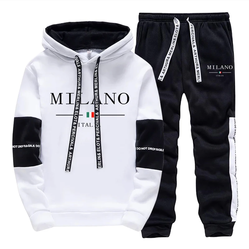 Heren Set/Hoodie/Broek Italië  - Street Fashion Outfit recensie en prijs