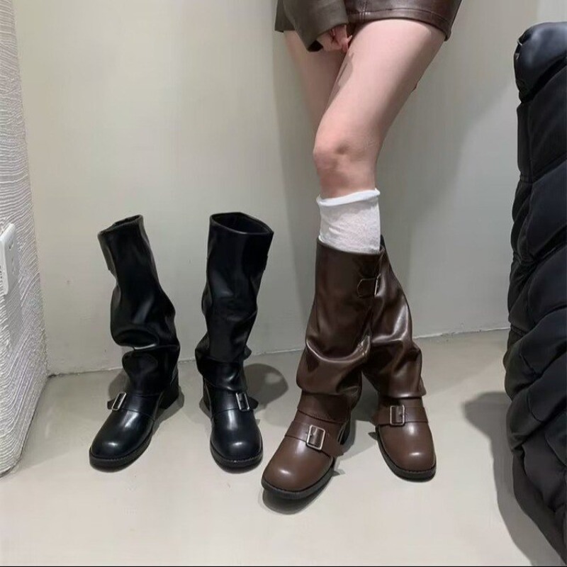 2025 Vrouw Laarzen Knie Hoge P - Street Fashion Winter 2025 recensie en prijs