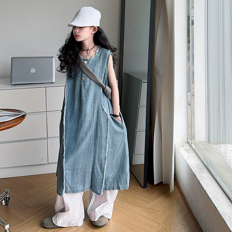 Losse stijl kinderen luxe zome - Street Fashion Outfit recensie en prijs
