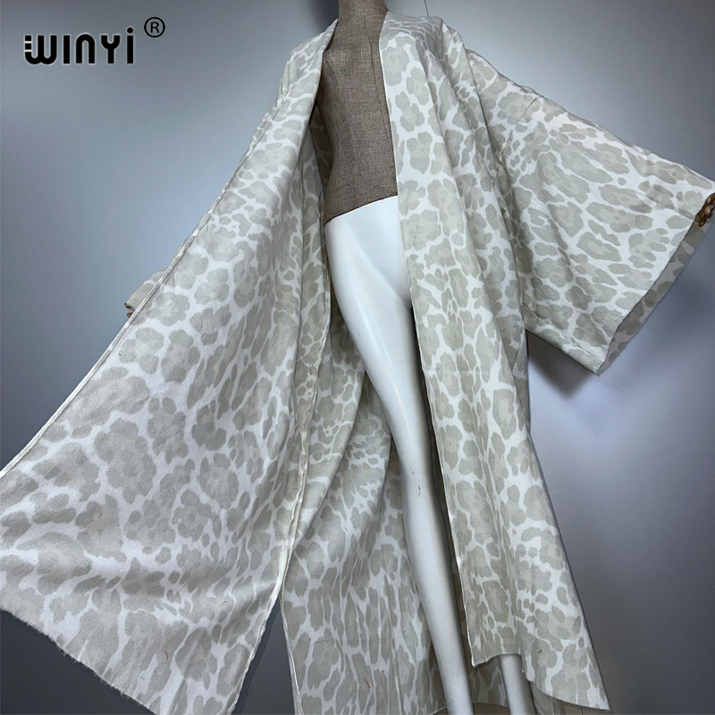 WINYI winter Luipaard vest Afr - Street Fashion Kimono recensie en prijs