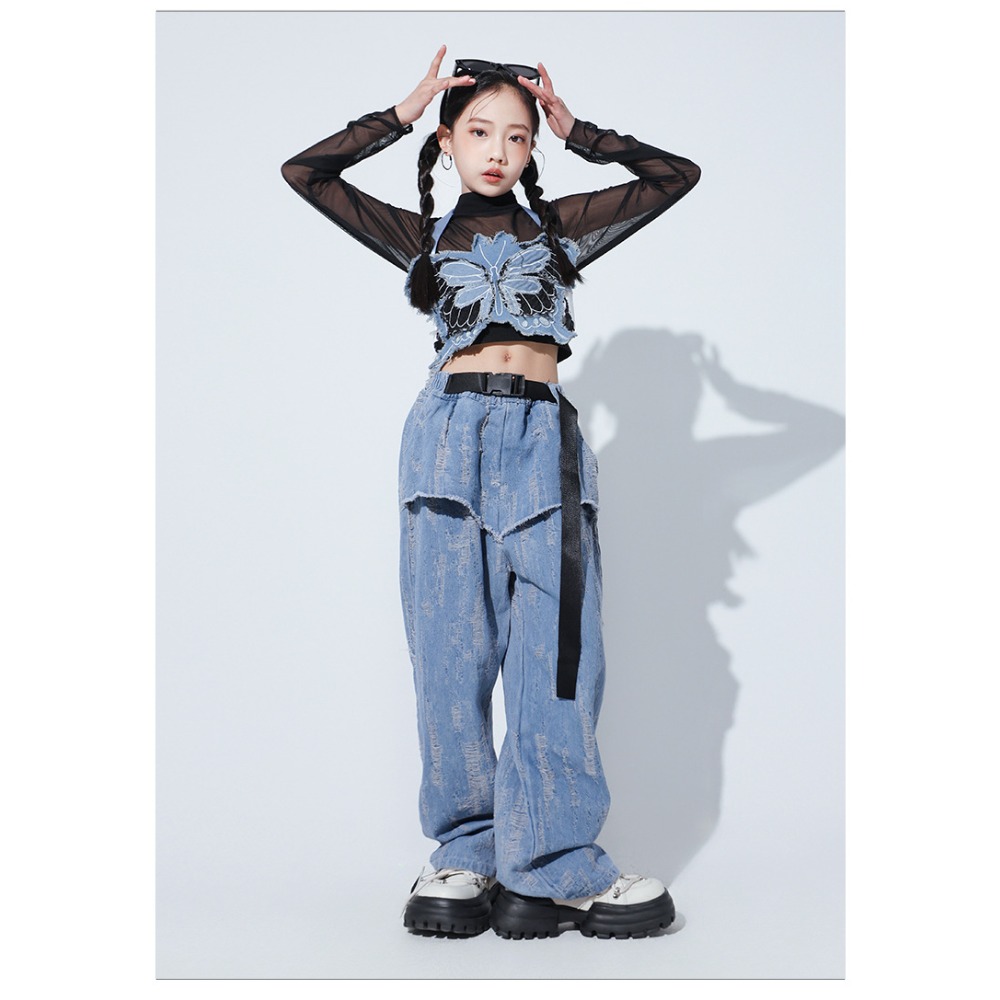Jazz Hip Hop Dansset Mesh vlin - Street Fashion Outfit recensie en prijs