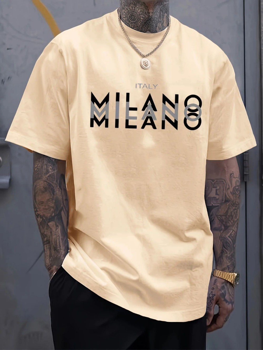 MILANO Letterprint Heren Dames - Street Fashion Milano recensie en prijs