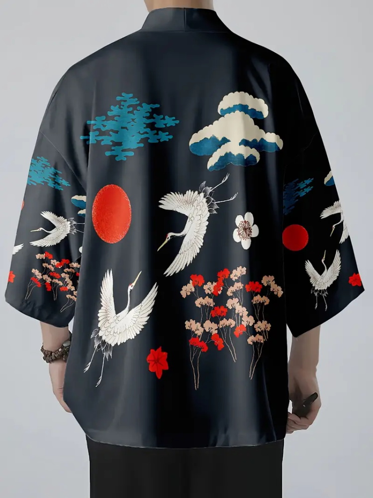 Herenmode Japanse Zomer Kimono - Street Fashion Kimono recensie en prijs
