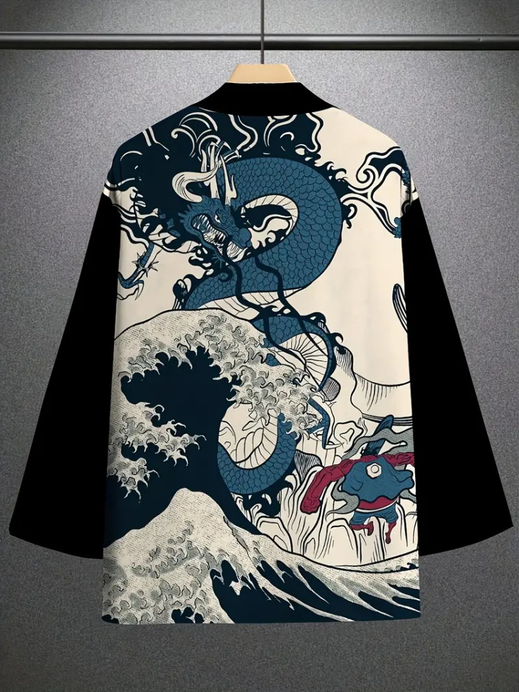 Herenmode Japanse Zomer Kimono - Street Fashion Kimono recensie en prijs