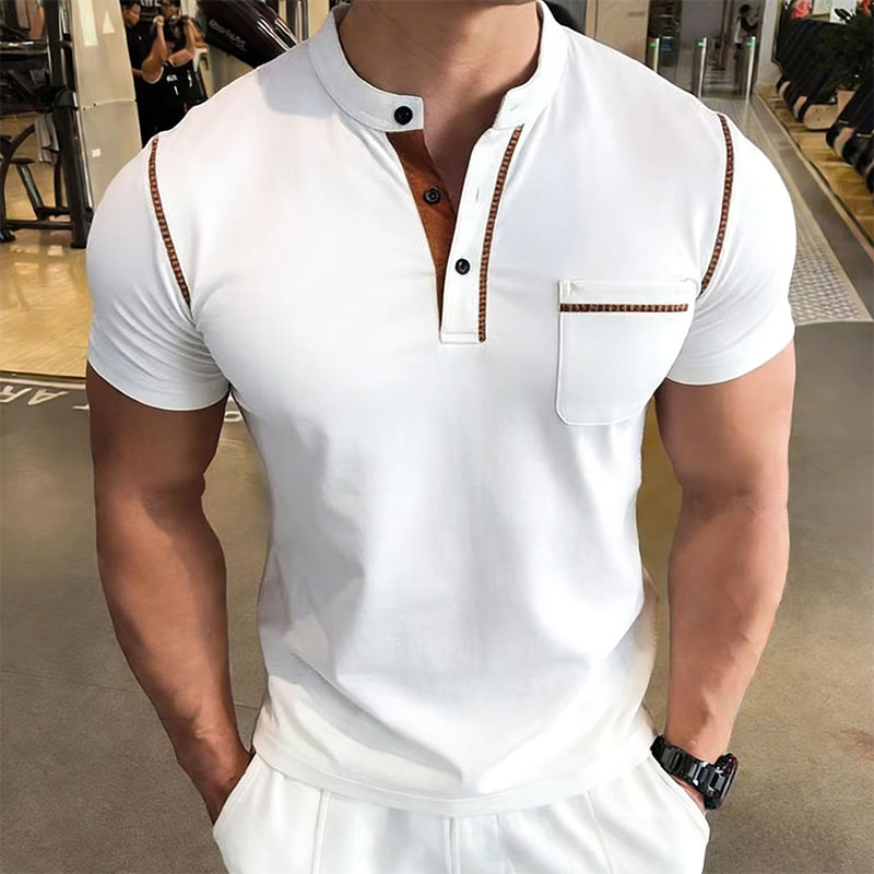 Nieuwe zomer heren golfpoloshi - Street Summer Fashion recensie en prijs